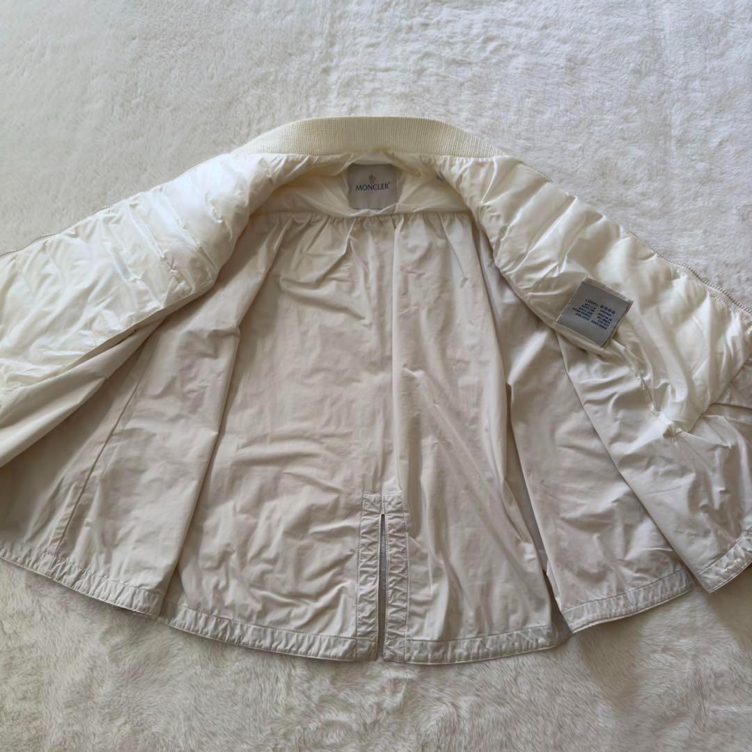 MONCLER ARLETTE GILET ジレ　ベスト　フレア　ホワイト