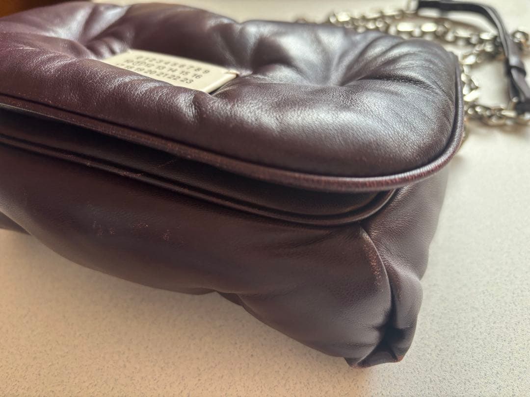 Maison Margiela グラムスラム フラップ スモール　ボルドー