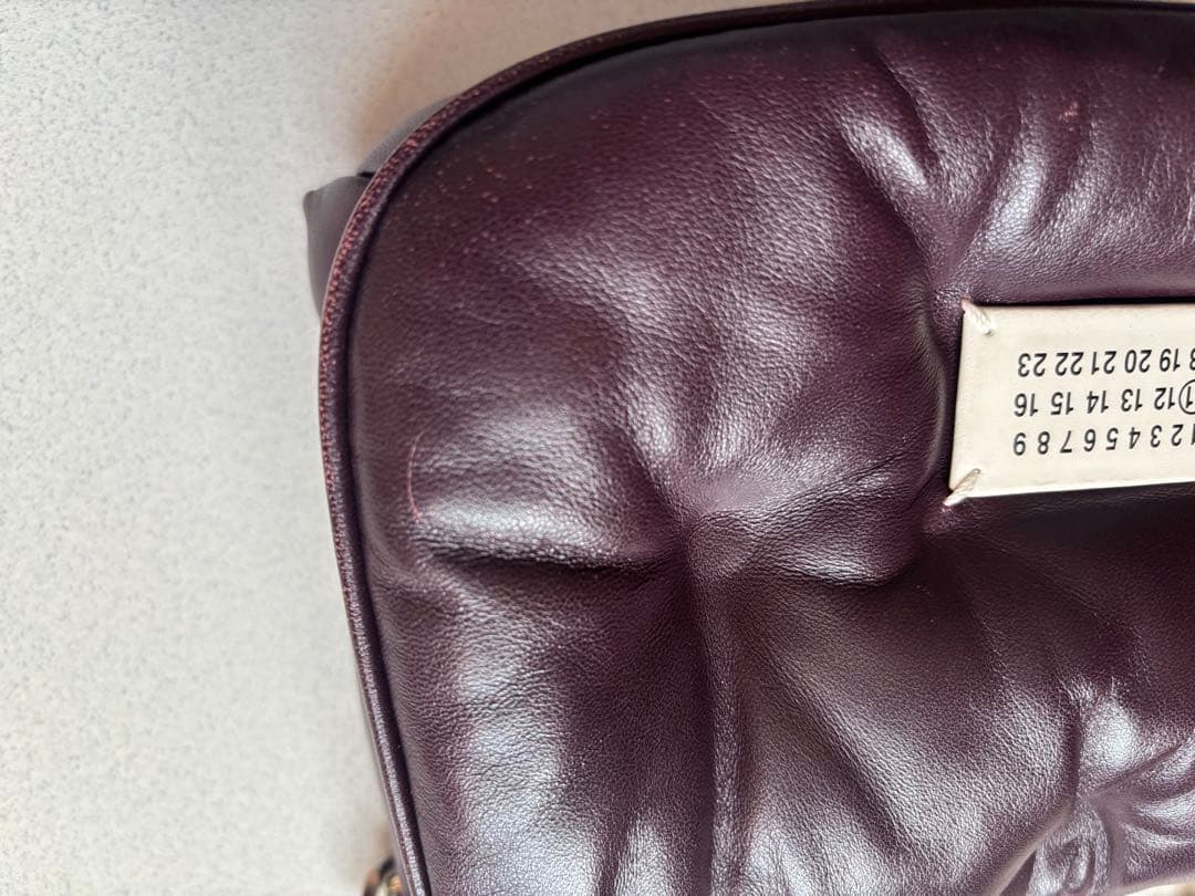 Maison Margiela グラムスラム フラップ スモール　ボルドー