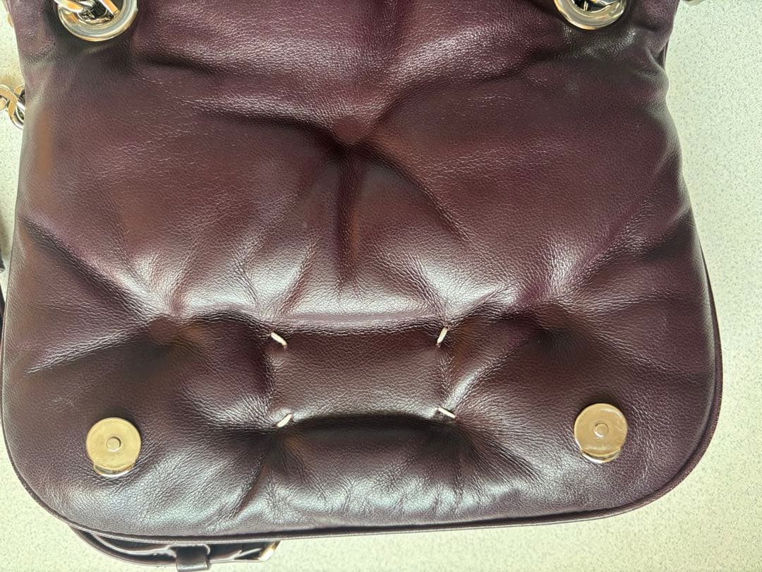 Maison Margiela グラムスラム フラップ スモール　ボルドー