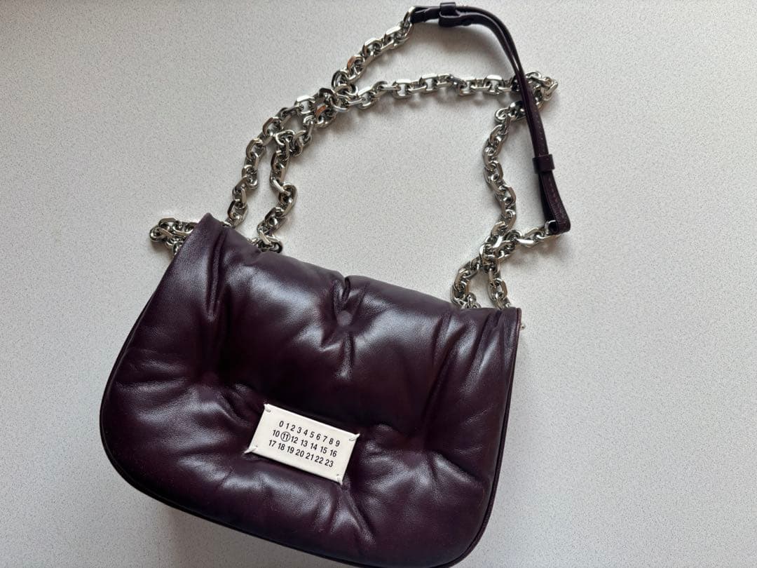 Maison Margiela グラムスラム フラップ スモール　ボルドー