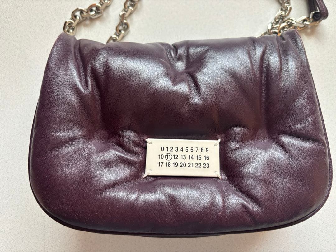 Maison Margiela グラムスラム フラップ スモール　ボルドー