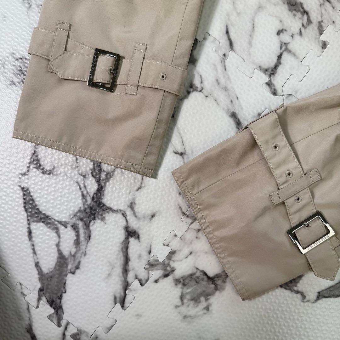 バーバリーロンドン　トレンチコート　ベルト付き　エポーレット　ライトベージュ