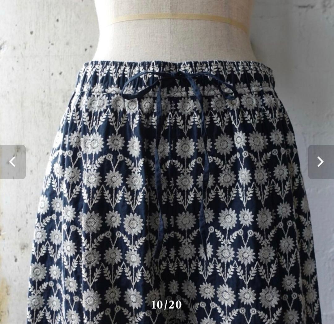 yuni 刺繍パンツ