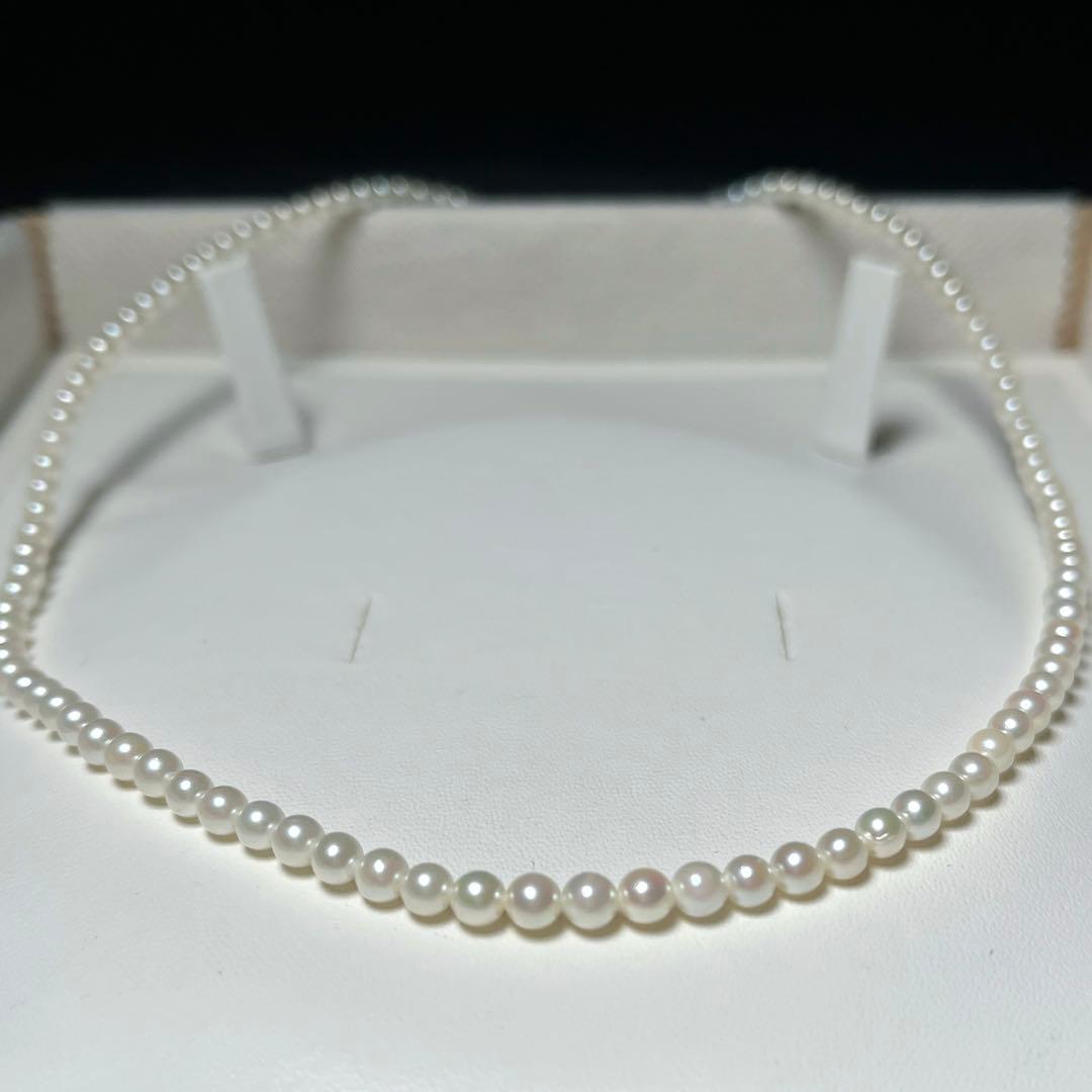 アコヤ細厘 ベビーパール ネックレス あこや真珠 3.6〜4.0㎜ M682