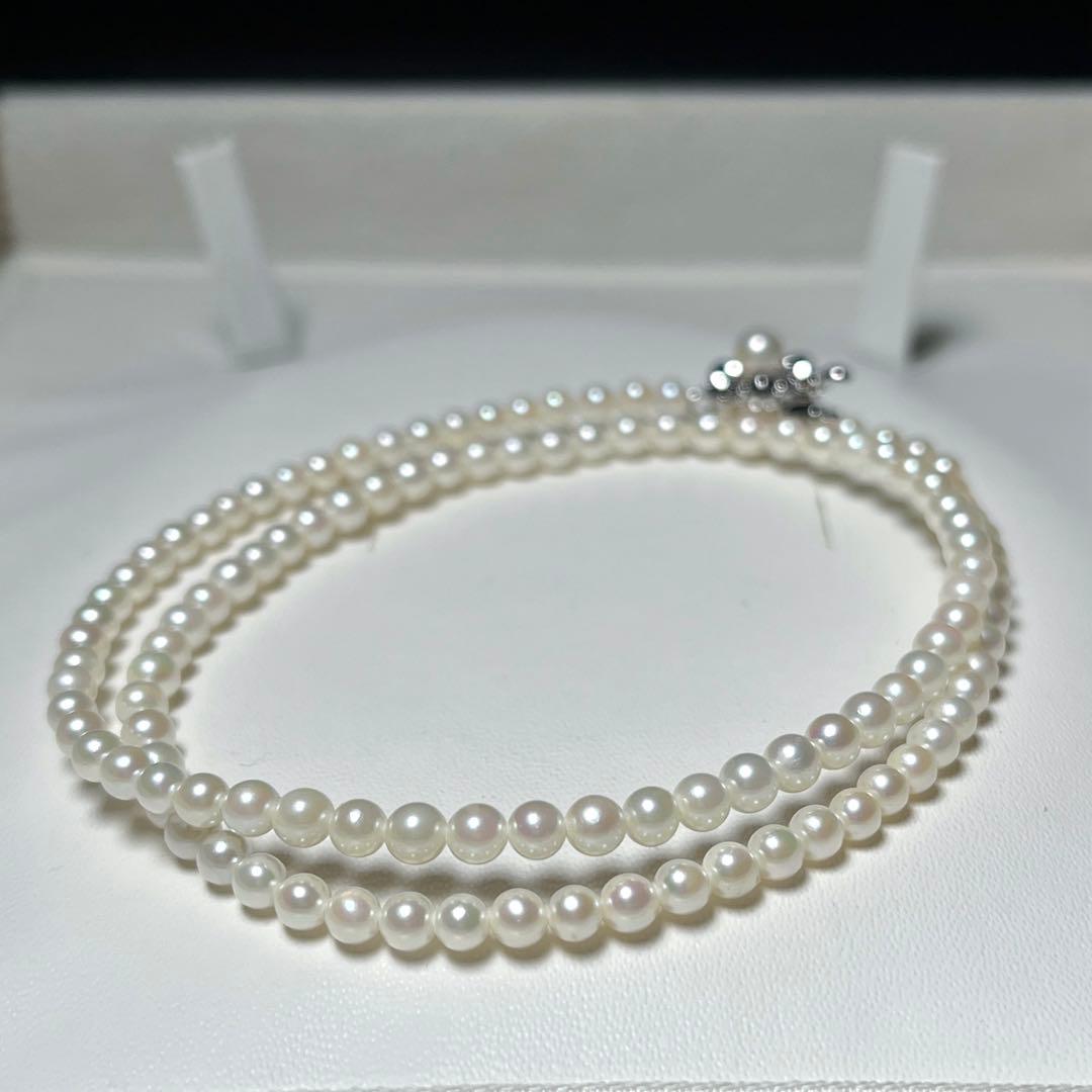 アコヤ細厘 ベビーパール ネックレス あこや真珠 3.6〜4.0㎜ M682