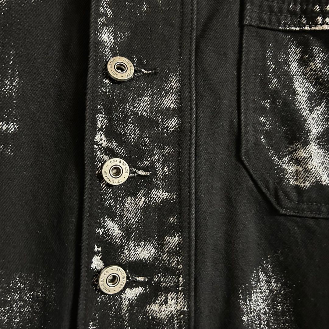 ARGUE CULTURE ペイントスタッズデニムセットアップ ブラックy2k