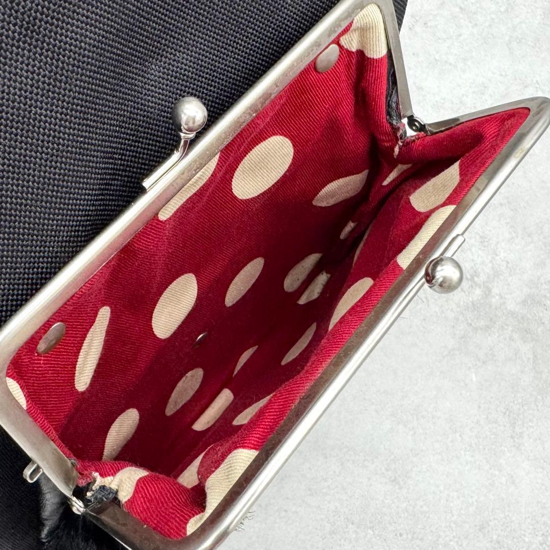 DEUX MILLE ドウミル トートバッグ がま口 水玉 フェイクファー A4