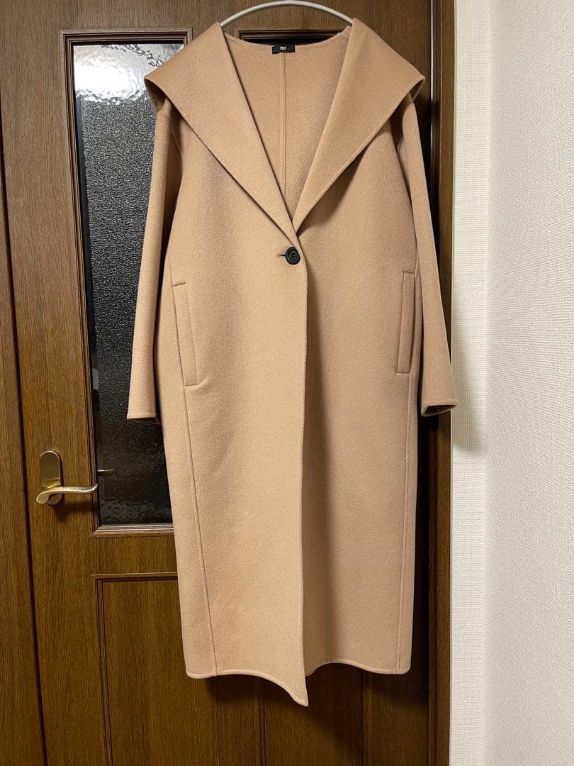 ⭐️今季試着のみ⭐️プラステ⭐️ウールブレンドリバーフーディーロングコート⭐️XS