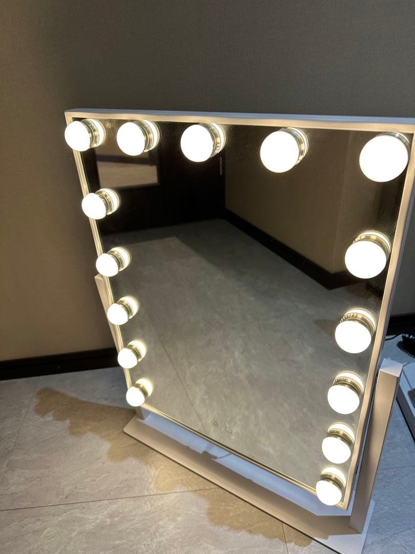 Francfrancハリウッドミラー L ホワイト