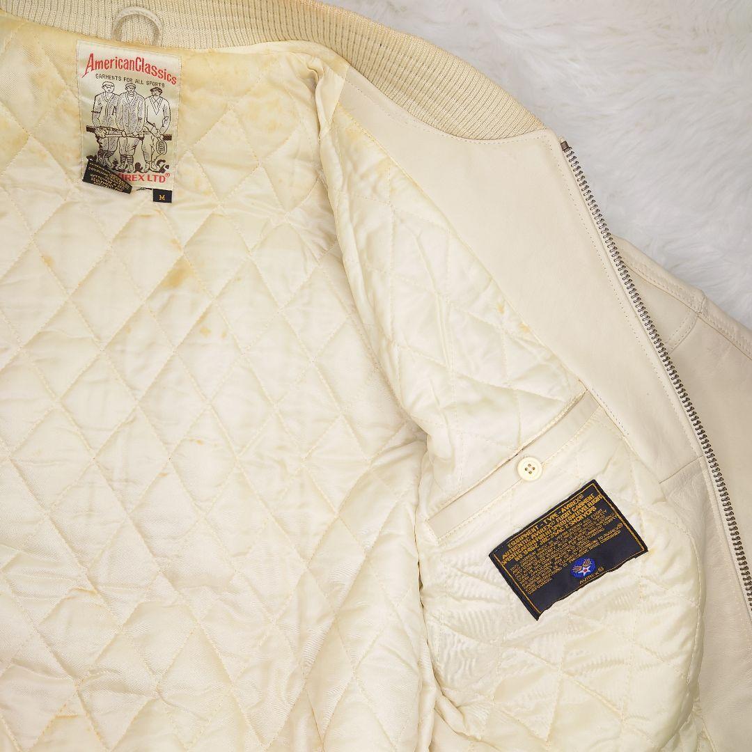 【希少】AVIREX 革製スタジャン