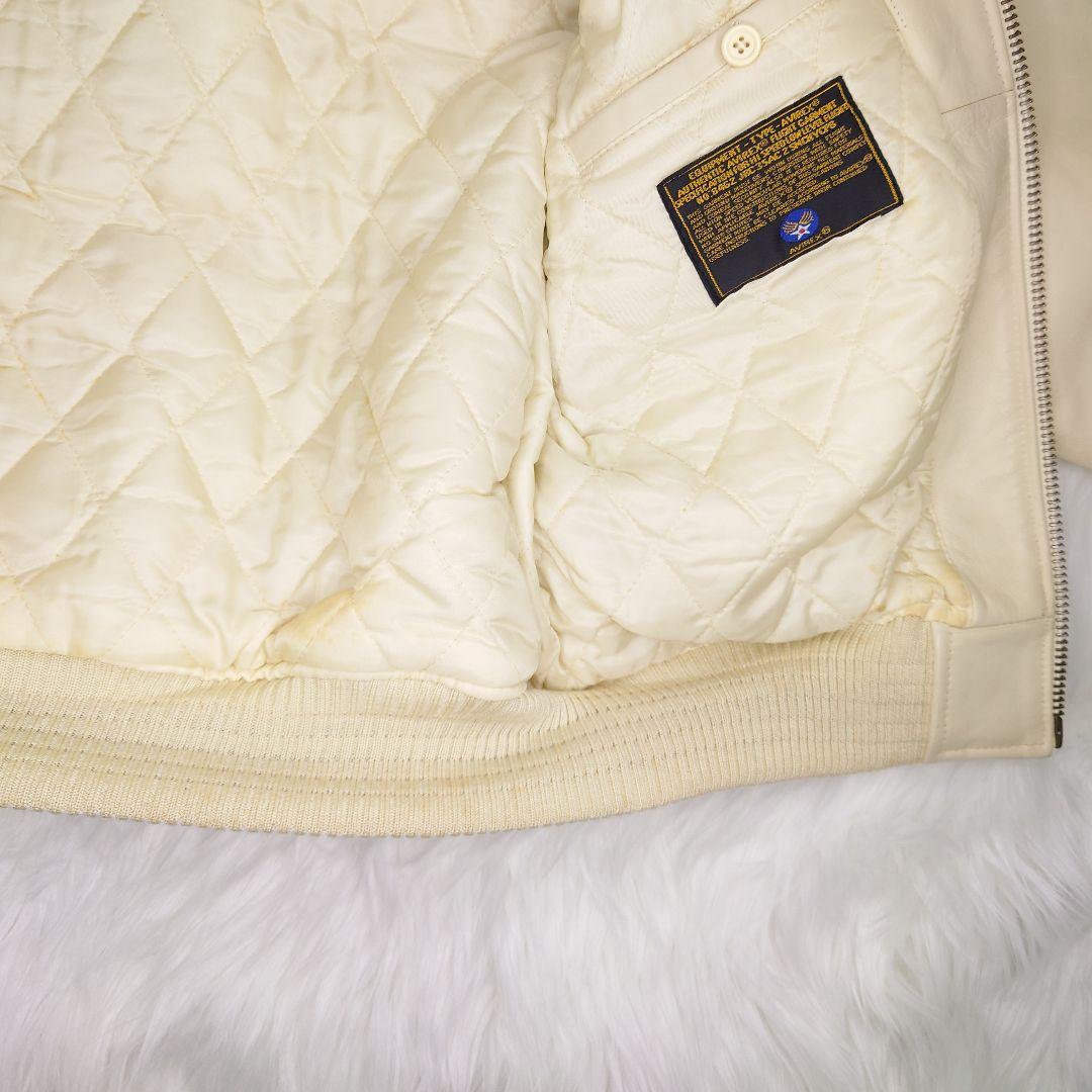 【希少】AVIREX 革製スタジャン