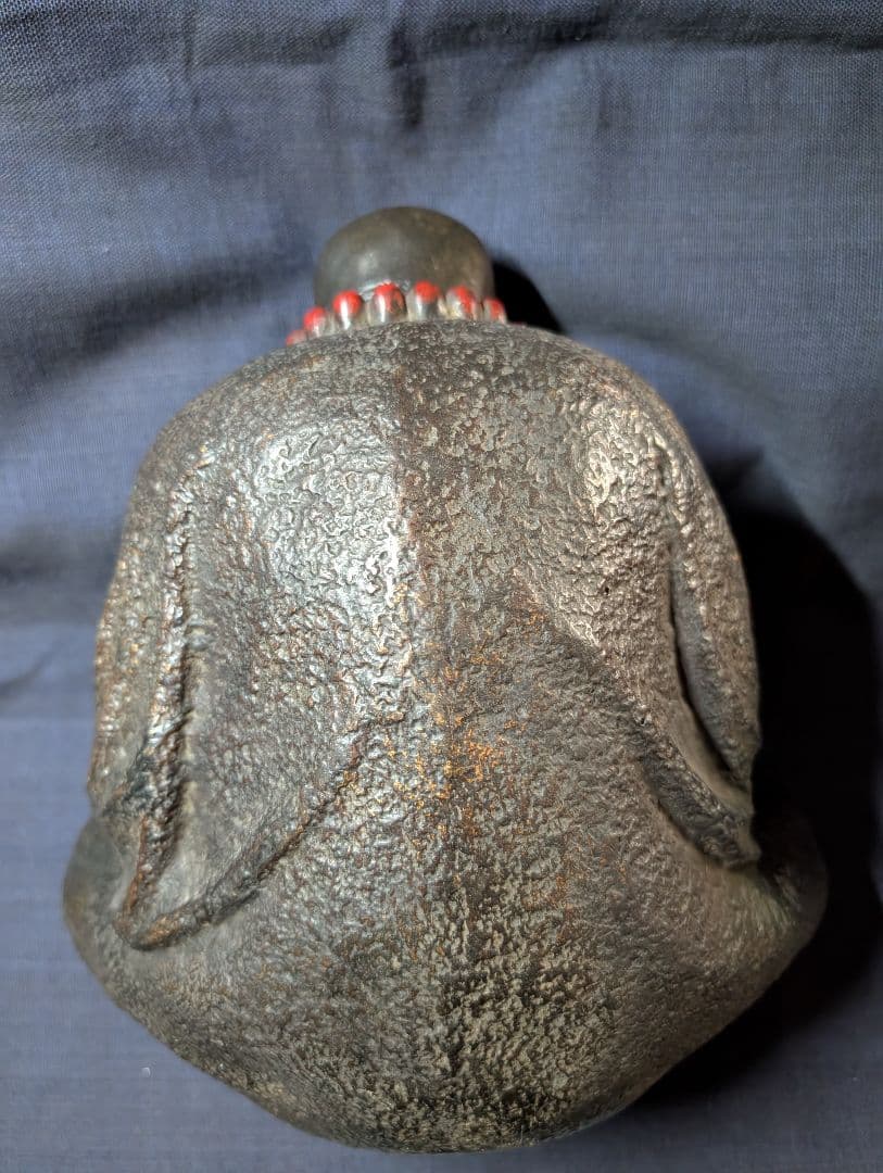 だるま　達摩　達磨　乾隆年製　仏像　金属製