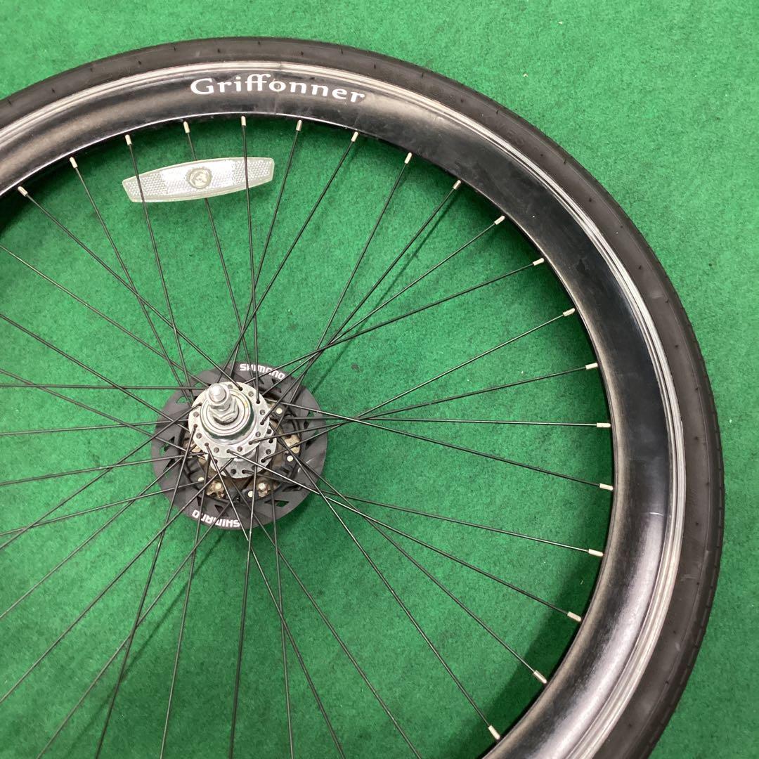 後輪 700x25C タイヤ付 後ホイール 自転車　クイックリリース　外装7段