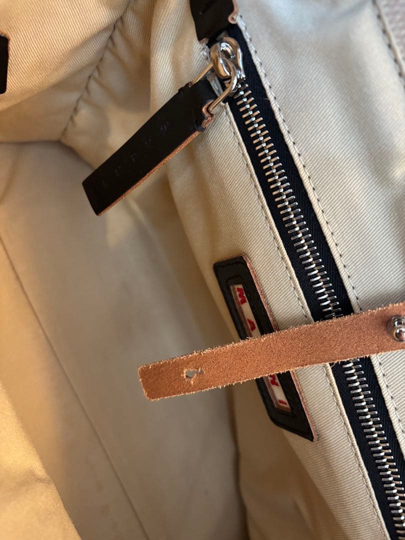 MARNI 黒 かごバッグ 保存袋付き