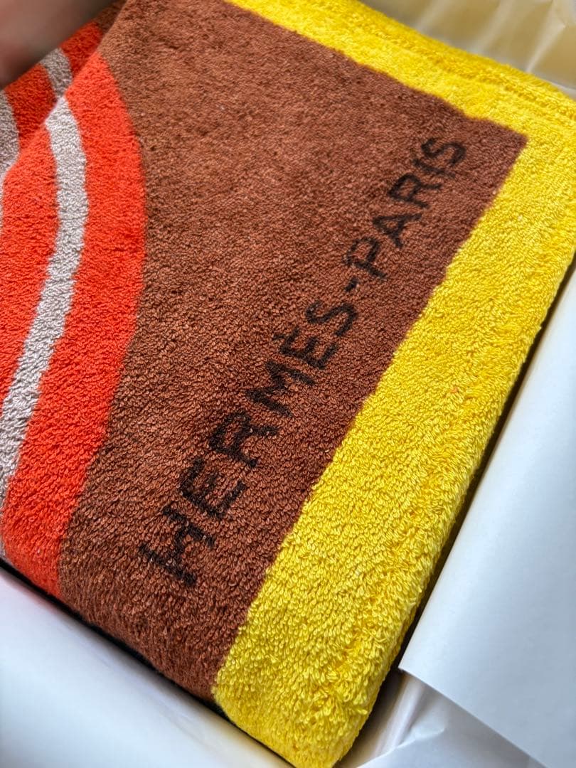 エルメス　ビーチタオル