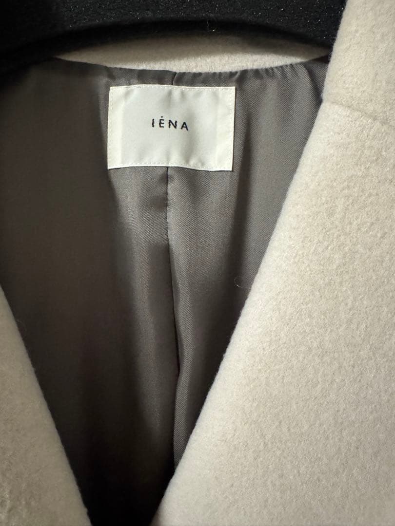 新品未使用✨IENA 38サイズベージュウールコクーンショートコート