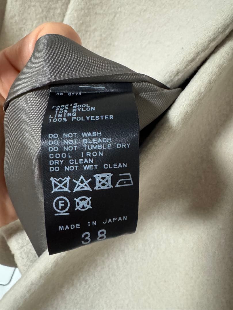 新品未使用✨IENA 38サイズベージュウールコクーンショートコート