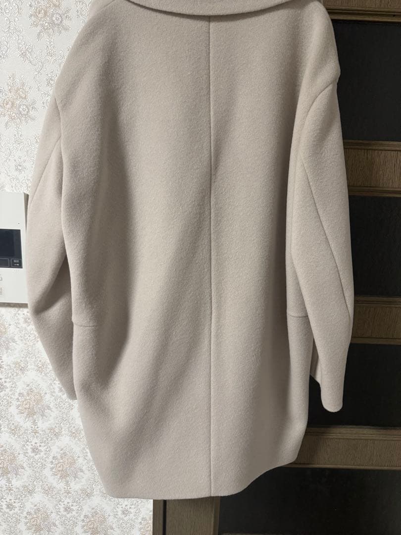 新品未使用✨IENA 38サイズベージュウールコクーンショートコート