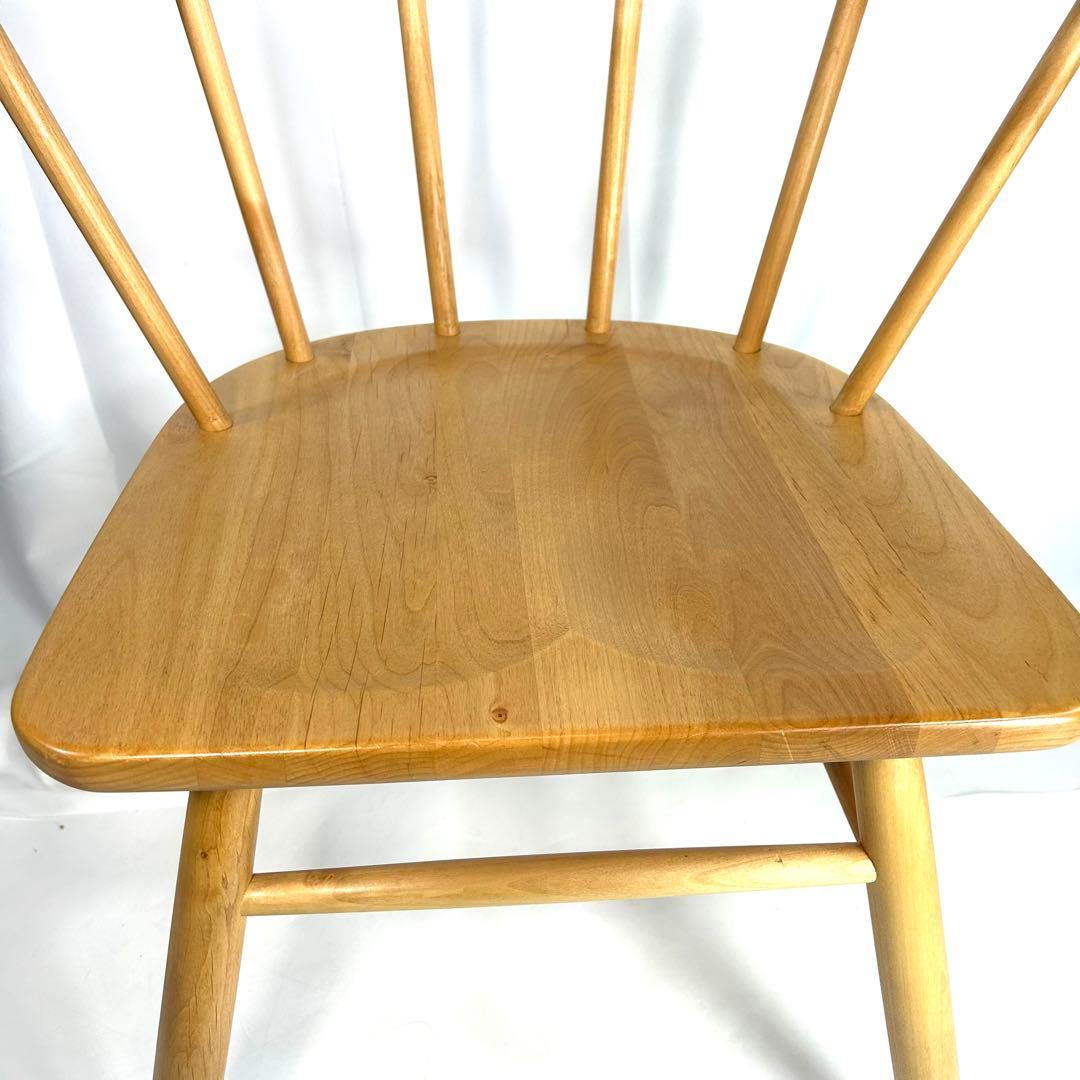 【送料無料】MUJI 無印良品 オークアームチェア・丸脚　ダイニングチェア