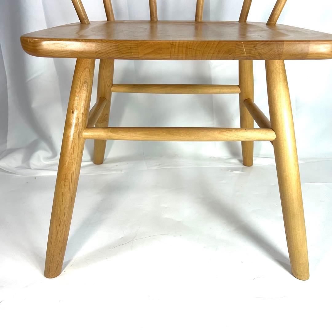 【送料無料】MUJI 無印良品 オークアームチェア・丸脚　ダイニングチェア