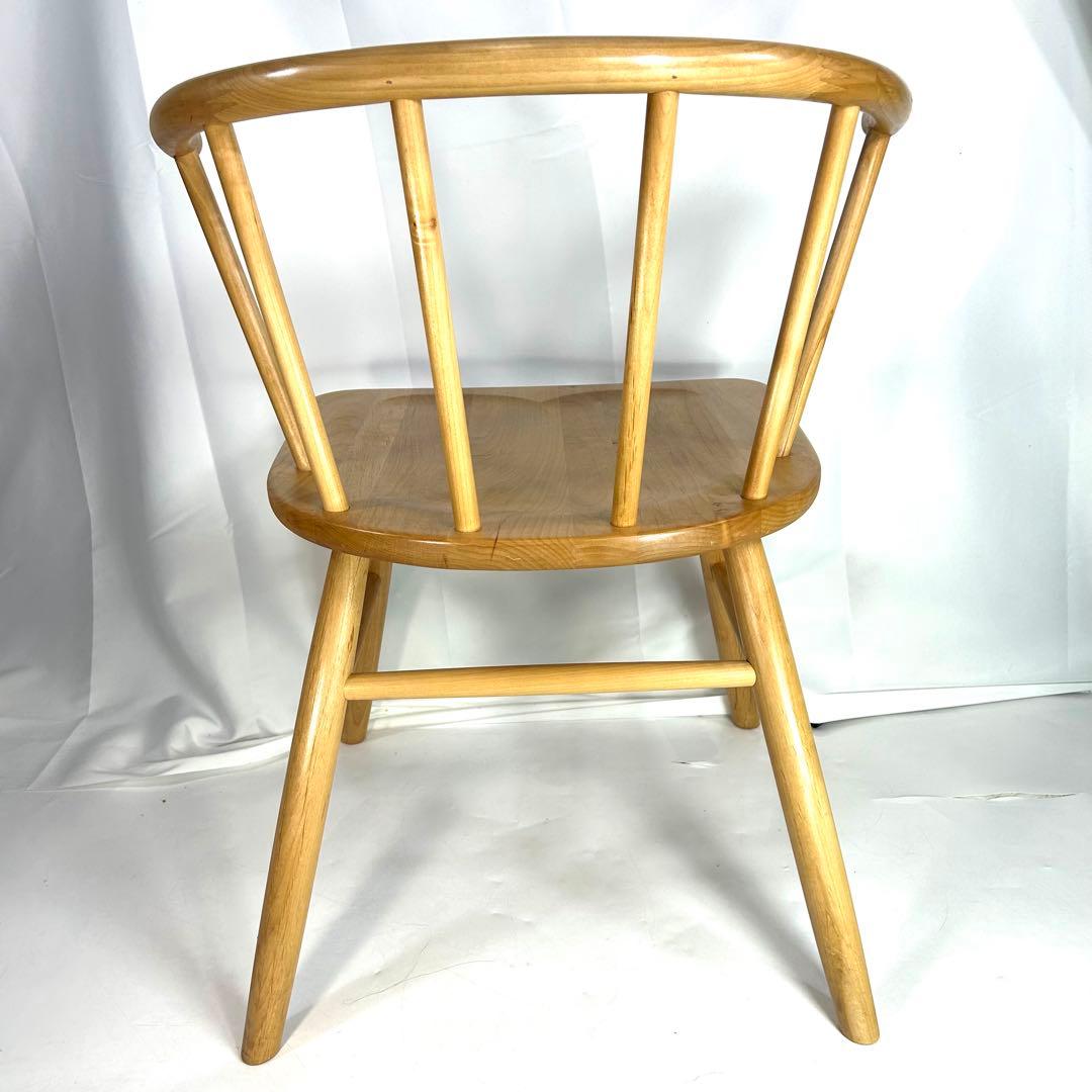 【送料無料】MUJI 無印良品 オークアームチェア・丸脚　ダイニングチェア