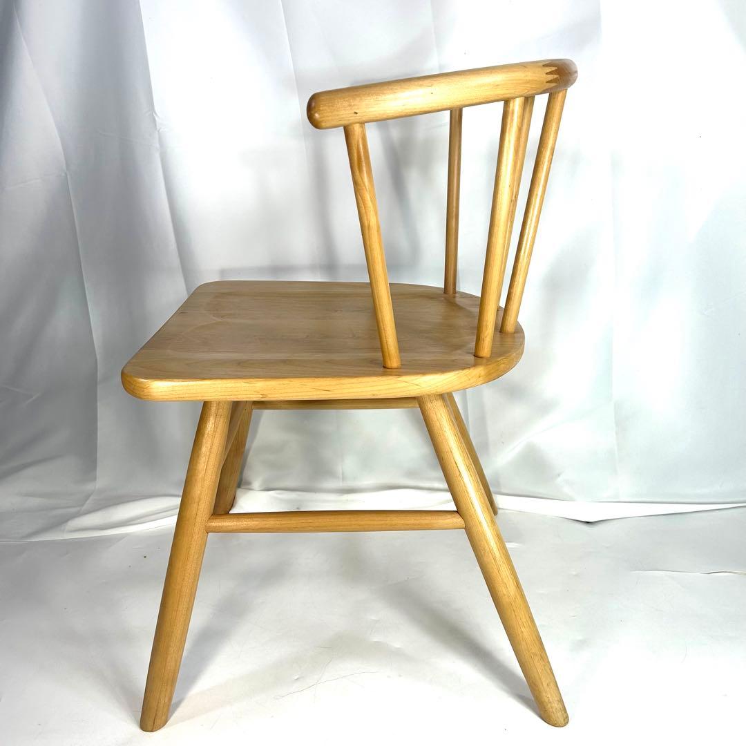 【送料無料】MUJI 無印良品 オークアームチェア・丸脚　ダイニングチェア