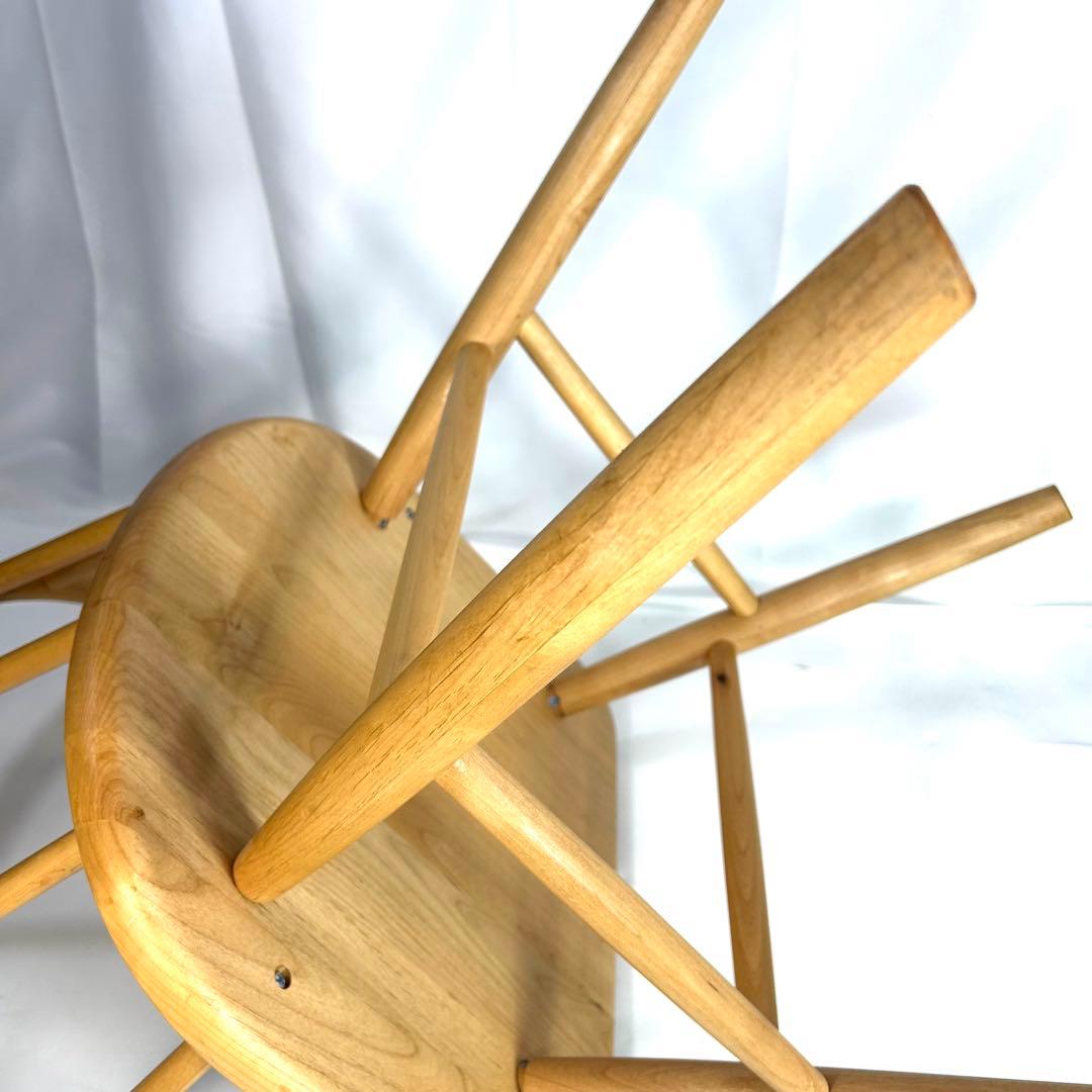【送料無料】MUJI 無印良品 オークアームチェア・丸脚　ダイニングチェア