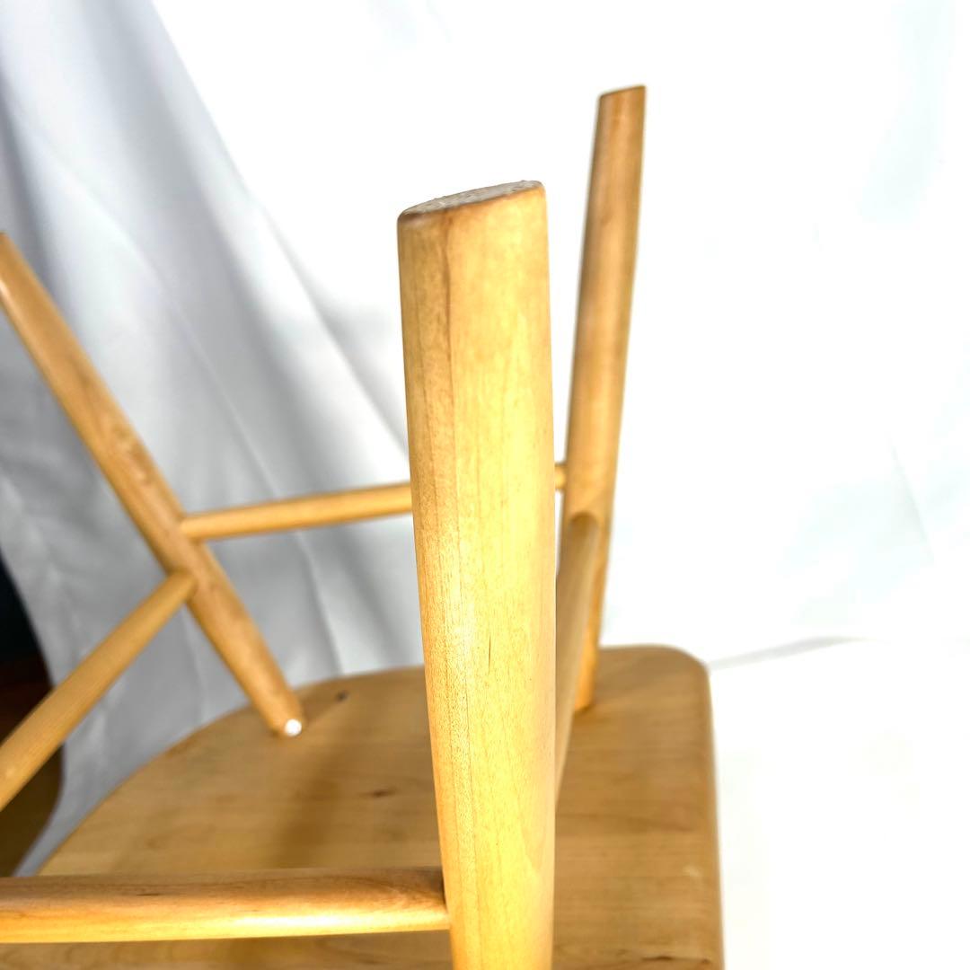 【送料無料】MUJI 無印良品 オークアームチェア・丸脚　ダイニングチェア