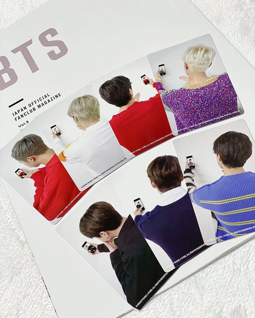 BTS Japan ファンクラブマガジン Vol.9 W会員限定 トレカ