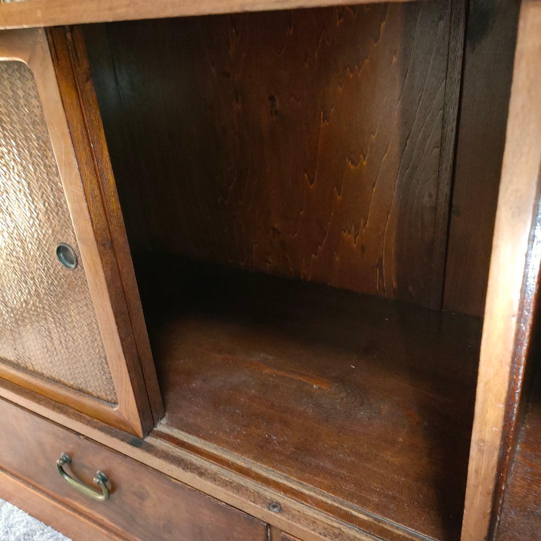 昭和レトロ和製アンティーク茶箪笥(下段)