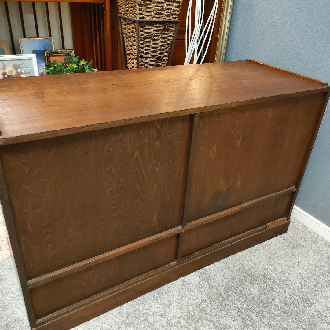 昭和レトロ和製アンティーク茶箪笥(下段)