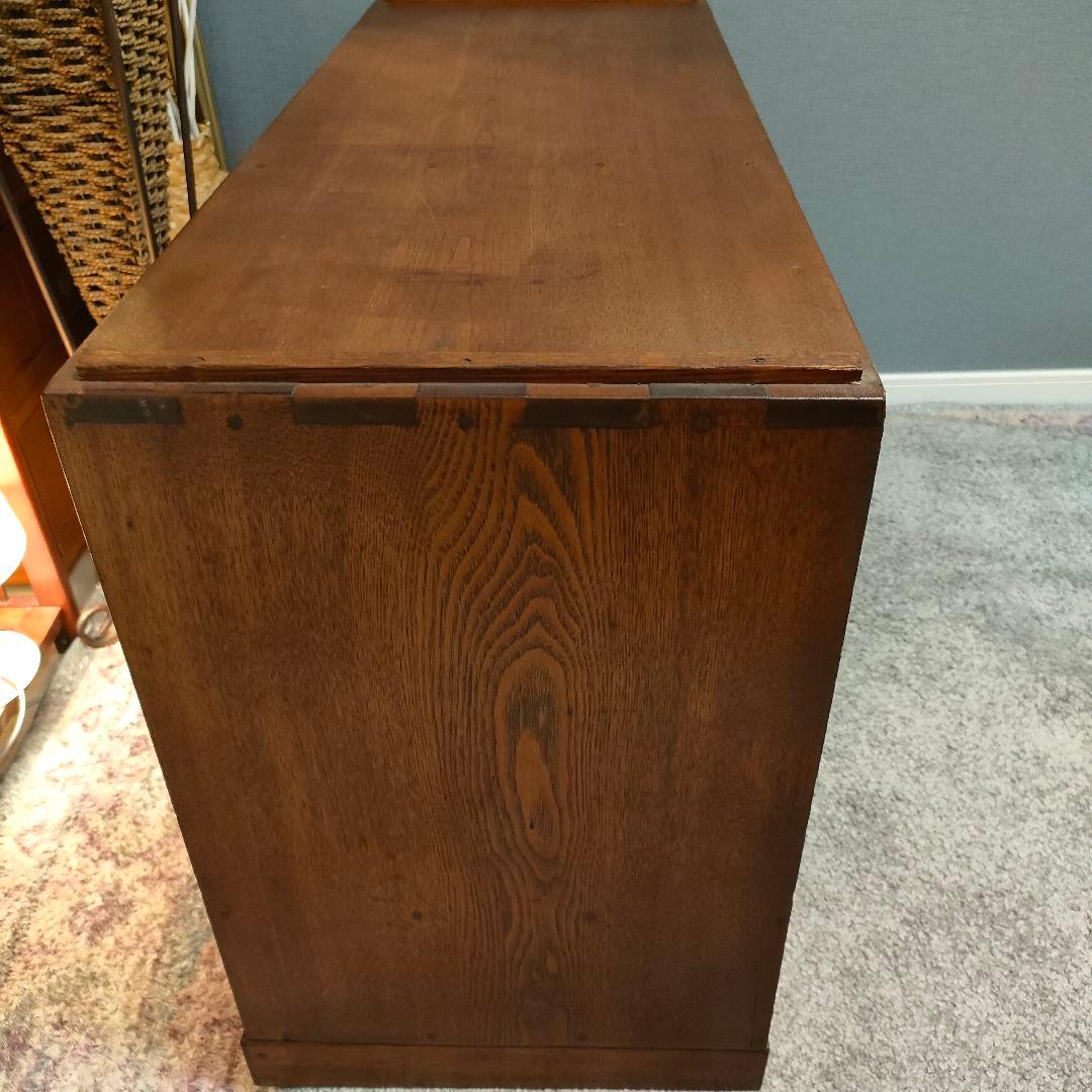 昭和レトロ和製アンティーク茶箪笥(下段)