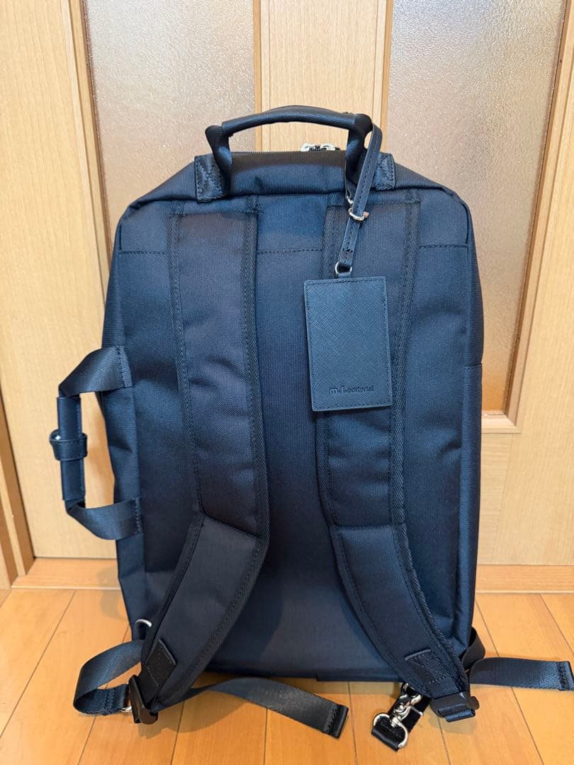 m.f.エディトリアル杢ポリ 3WAYバックパック　ビジネスリュック