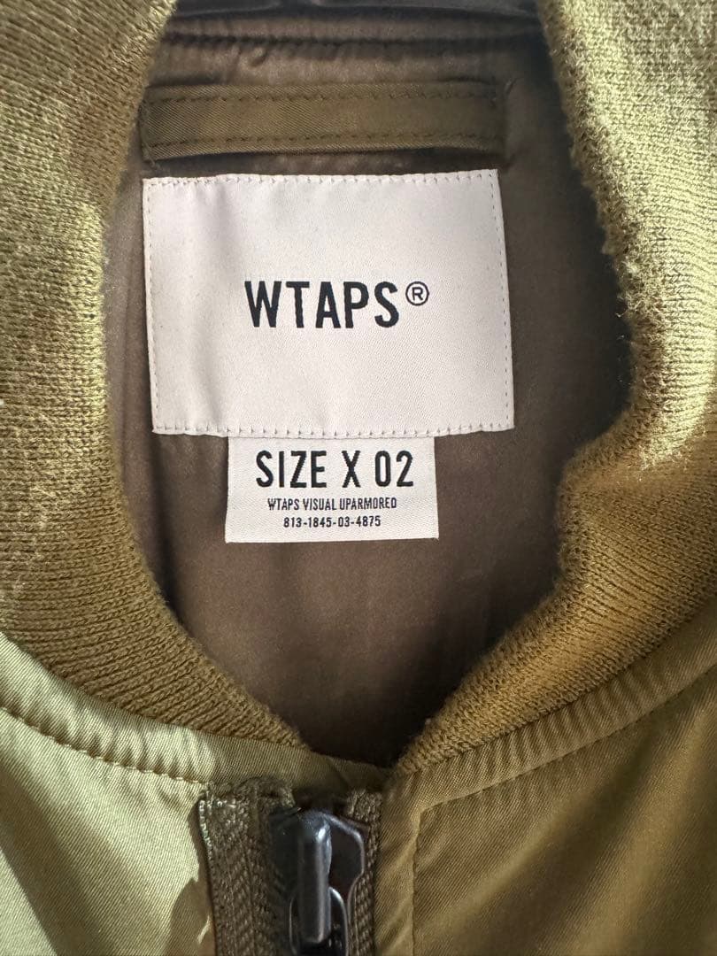 WTAPS 19AW MA-1ジャケット サイズX 02 オリーブ