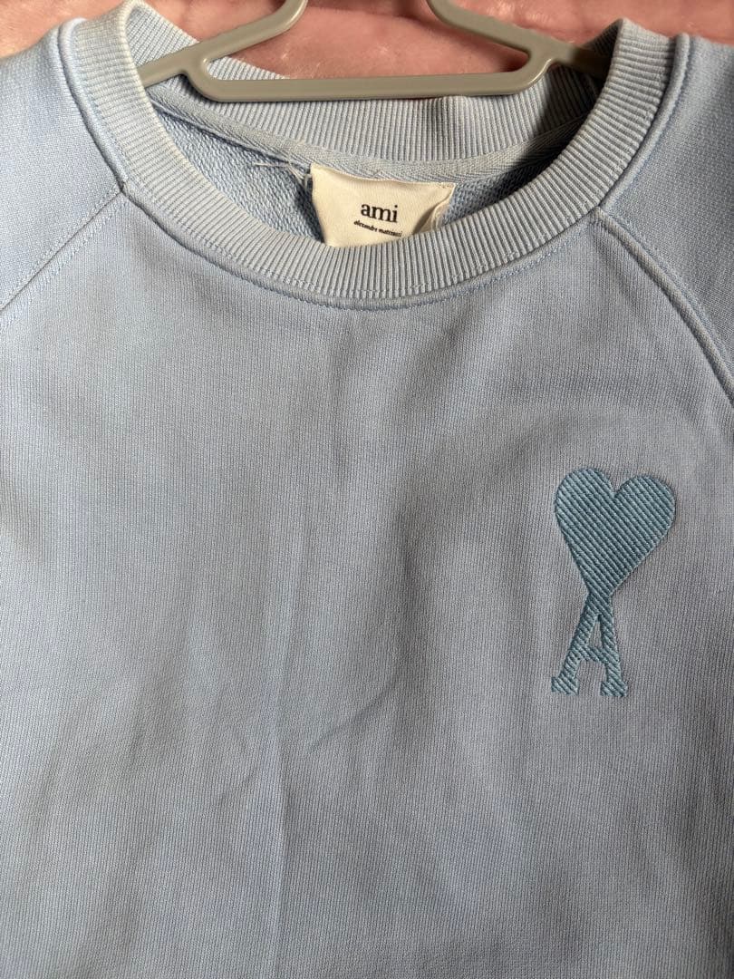 AMI PARISトレーナー スウェット 水色