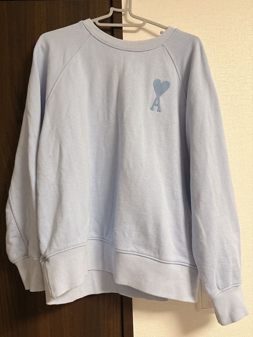AMI PARISトレーナー スウェット 水色