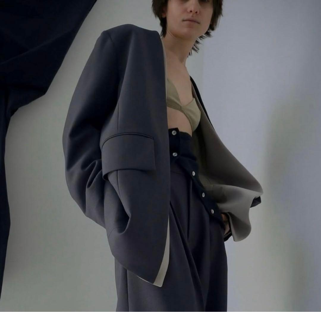 ジャケット・アウター louren no collar over jacket venica