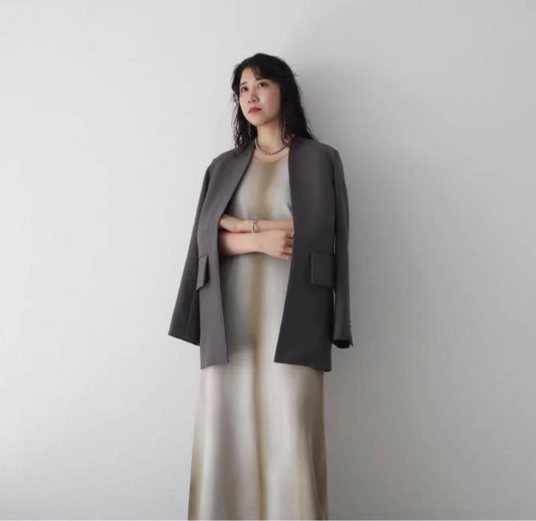 ジャケット・アウター louren no collar over jacket venica