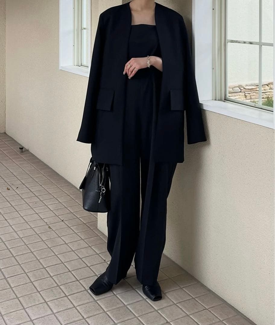 ジャケット・アウター louren no collar over jacket venica