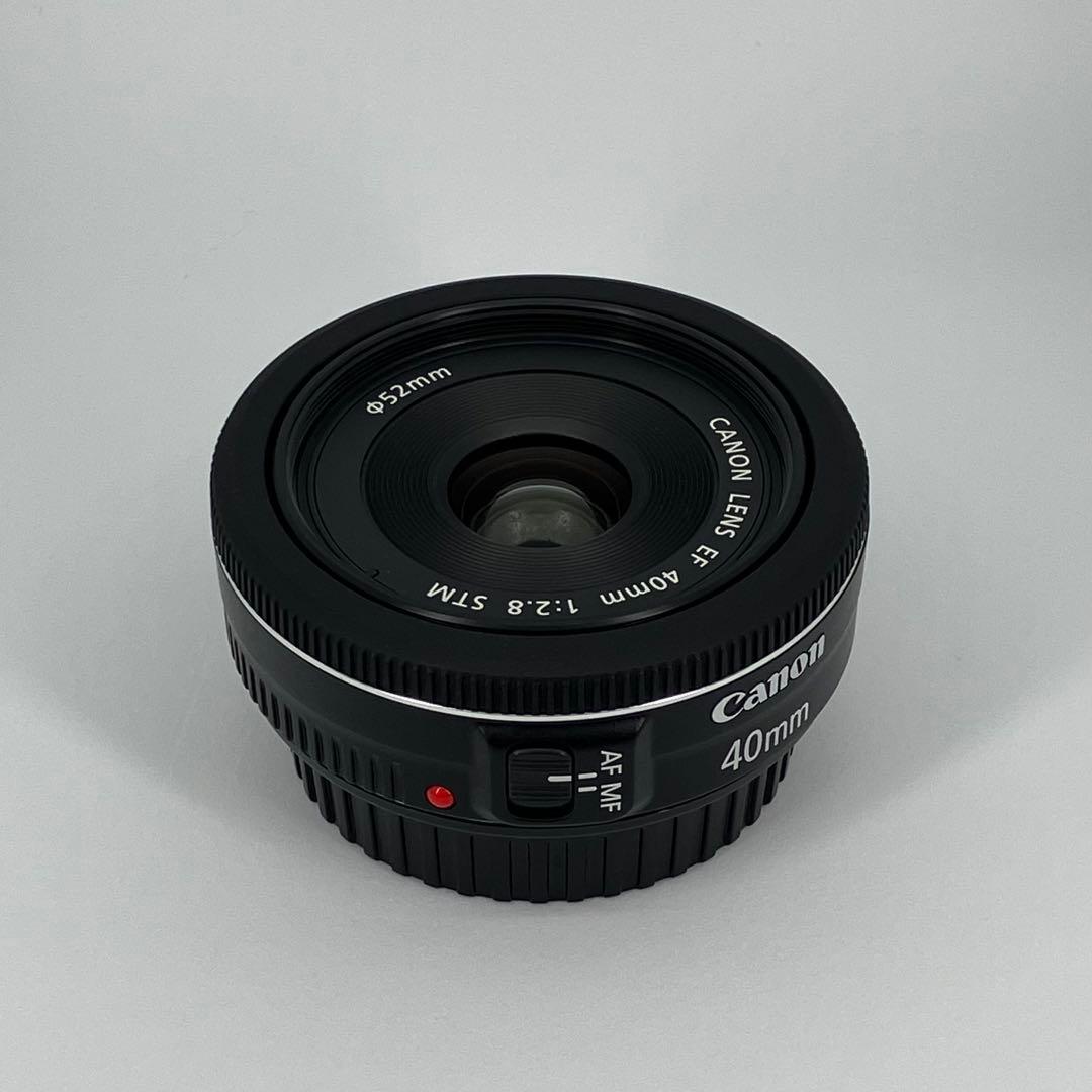 【美品・純正レンズフード付き】Canon EF40mm F2.8 STM