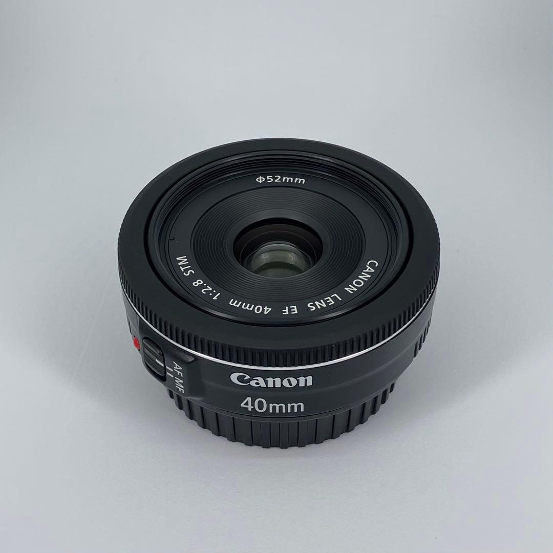 【美品・純正レンズフード付き】Canon EF40mm F2.8 STM