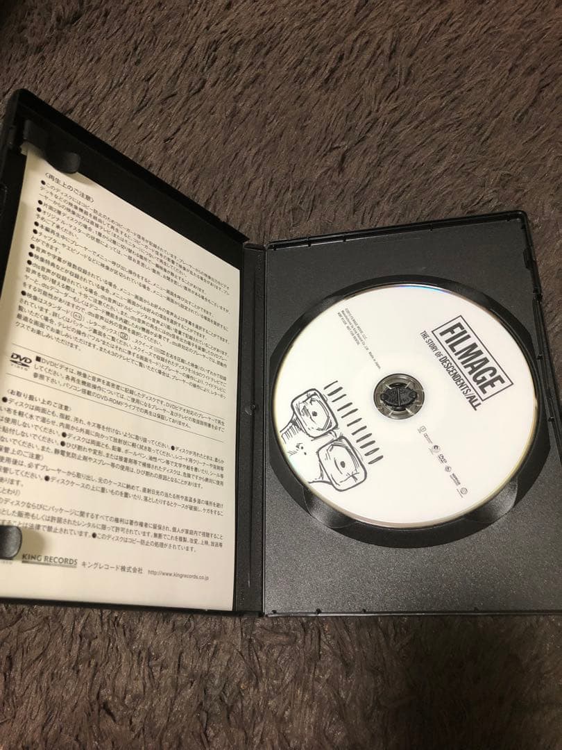 DESCENDENTS字幕版 FILMAGE DVDポスター、ブックレット付き