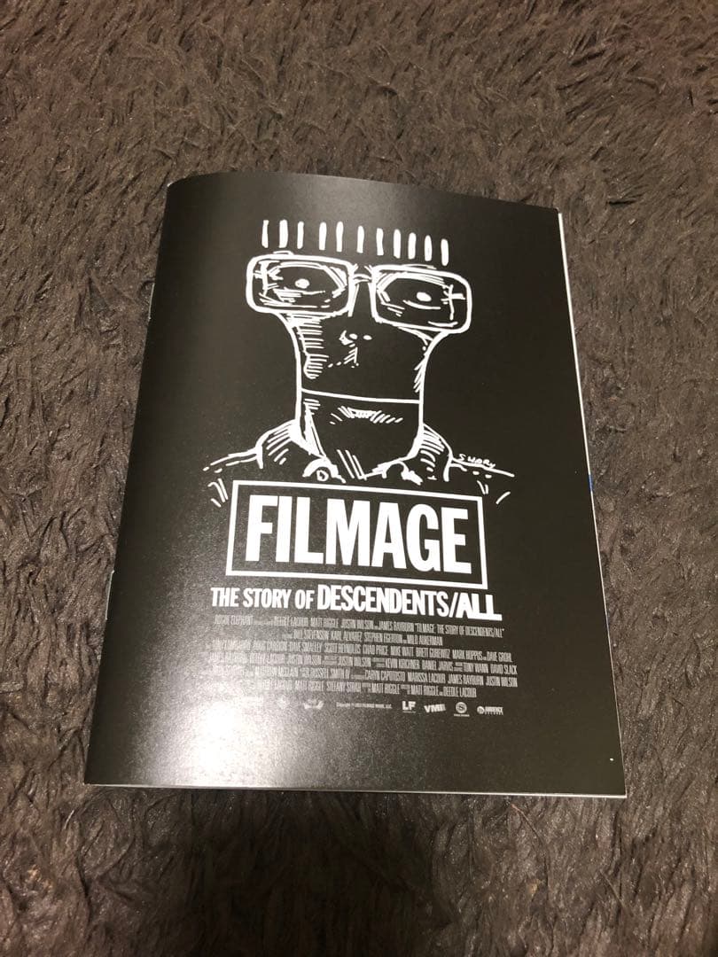 DESCENDENTS字幕版 FILMAGE DVDポスター、ブックレット付き