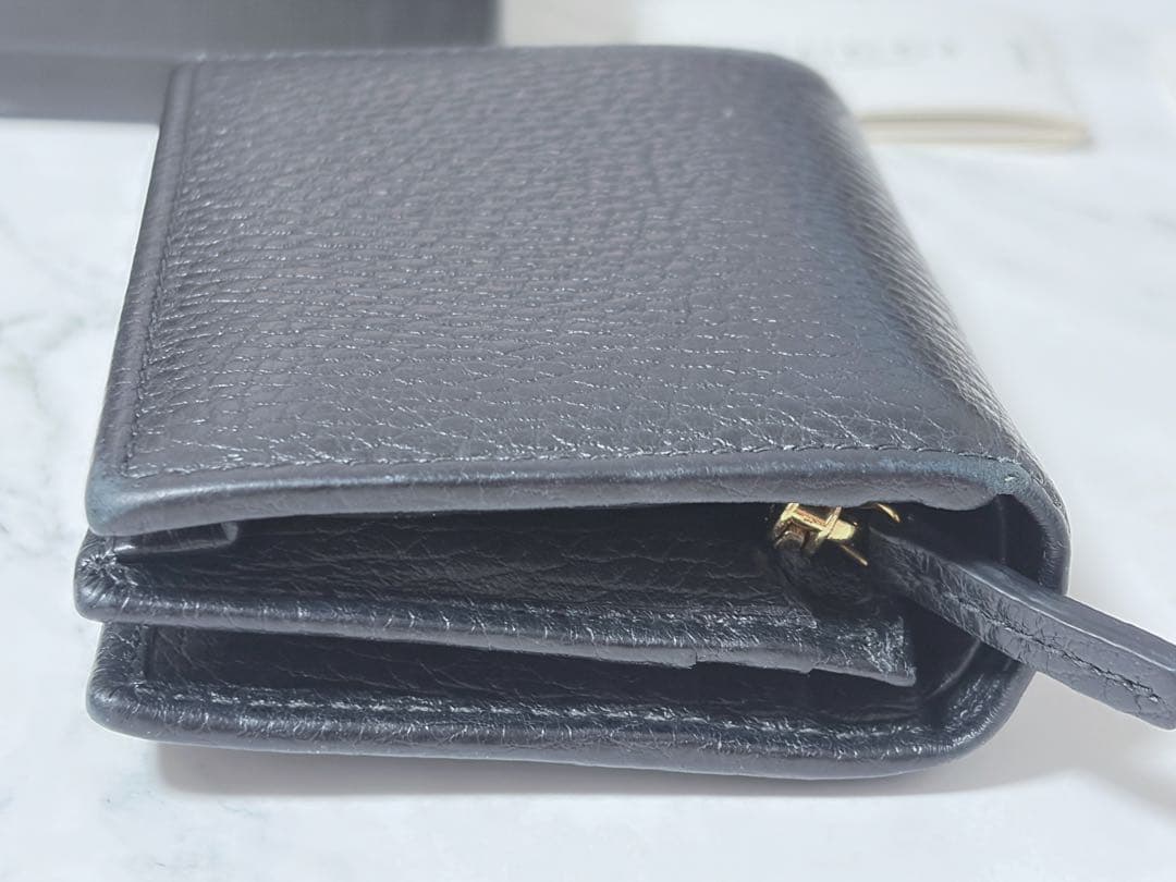 GUCCI 二つ折り財布 GG カードケース ウォレット ブラック
