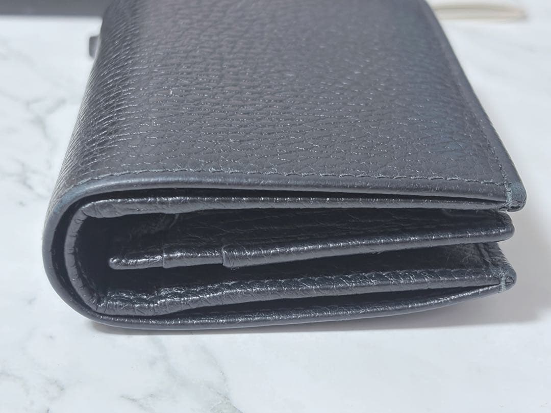 GUCCI 二つ折り財布 GG カードケース ウォレット ブラック