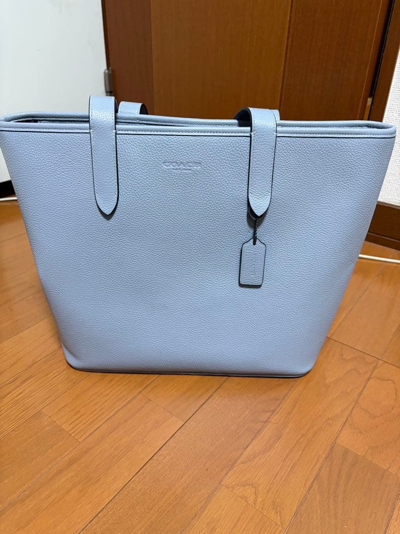 ブルーグレートートバッグ