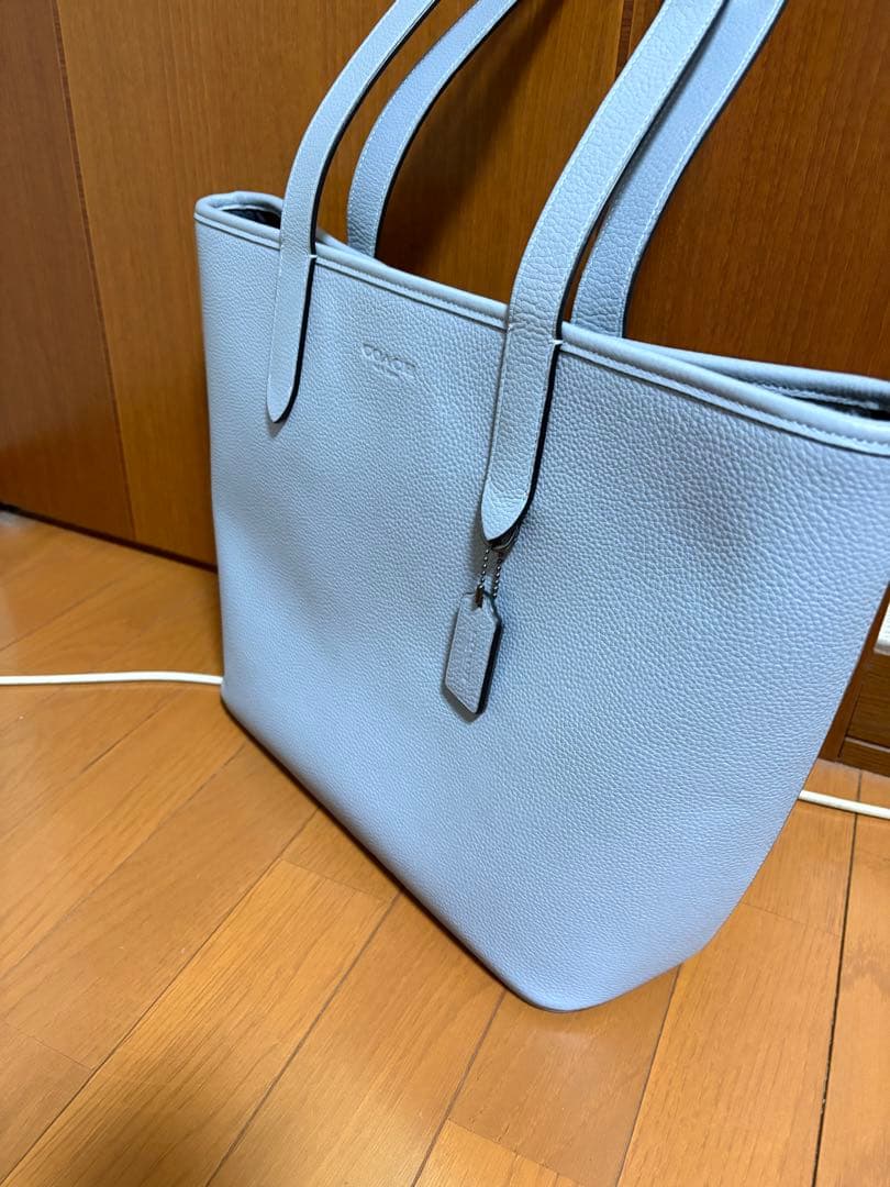 ブルーグレートートバッグ