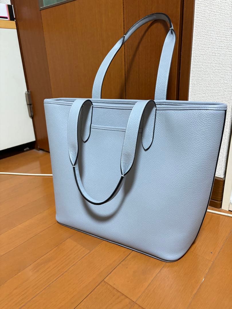 ブルーグレートートバッグ