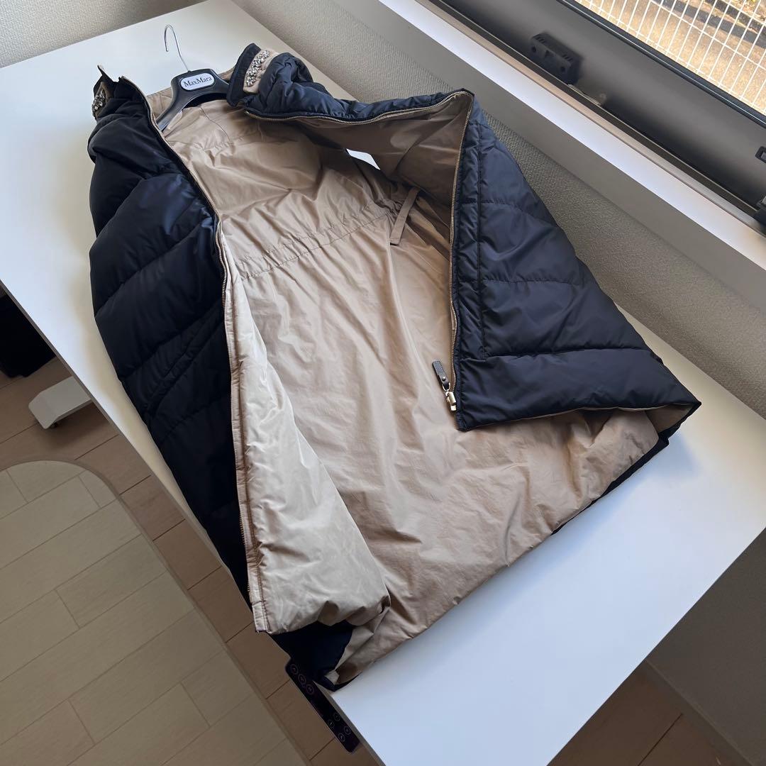 綺麗‼️リバーシブル✨ビジュー ロゴプレート✨ロングジレ マックスマーラキューブ